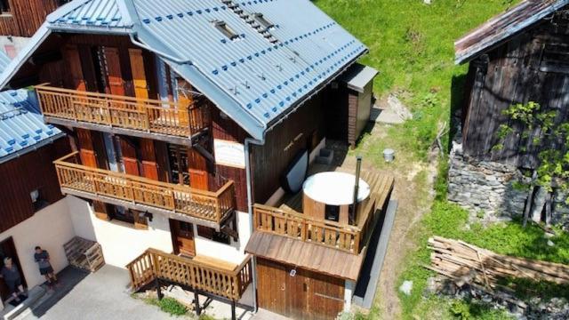 Chalet La Rioule 16 Pers Doucy Esterno foto